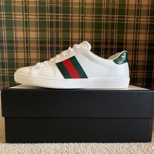 Gucci Men’s Ace Leather Sneaker